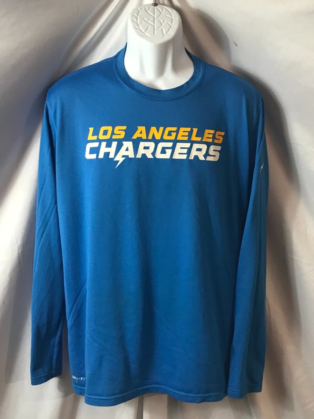 Nike Los Angeles Chargers NFL Activewear Athletic Sport Cut Tee Shirt